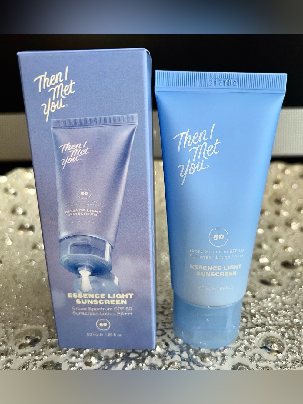 NIB Then I Met You Essence Light Sunscreen spf 50 Full Size Kbeauty